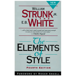 Strunk and White - The Elements of Style, 4th Edition | Oak Meadow Bookstore