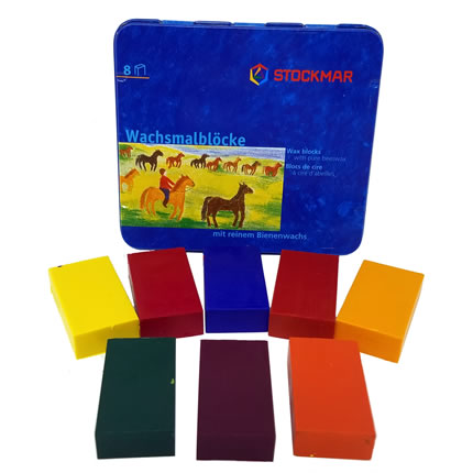 Stockmar Beeswax Crayons - Block Style | Oak Meadow Bookstore