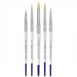 Round Brush Set (Sizes 0,2,4,6,10)
