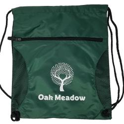 Oak Meadow Drawstring Backpack - Green | Oak Meadow Bookstore