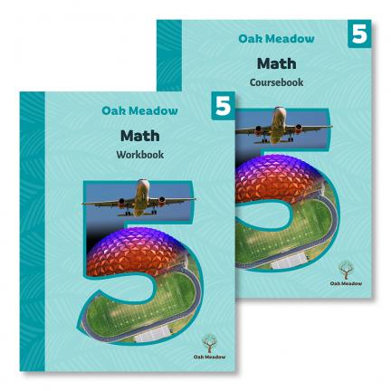 Grade 5 Math Package (Includes Coursebook and Workbook) | Oak Meadow Bookstore