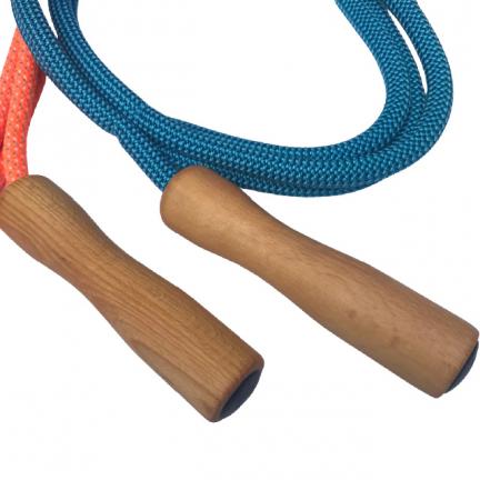 Jump Rope with Wooden Handles (for body length 37-45 inches)