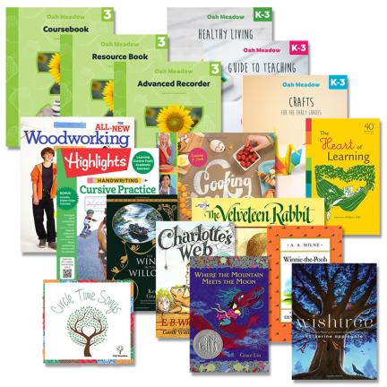 Grade 3 + K-3 Essentials Package | Oak Meadow Bookstore