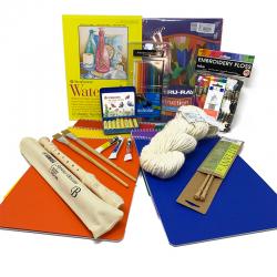 First Grade Craft Kit with Main Lesson Books, Watercolor Pad & Paint Brushes | Oak Meadow Bookstore