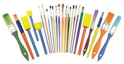 Paint Brush Set (Assorted, Set of 25)