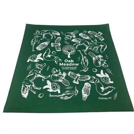 Oak Meadow Bandana - Green