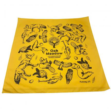 Oak Meadow Bandana - Gold 