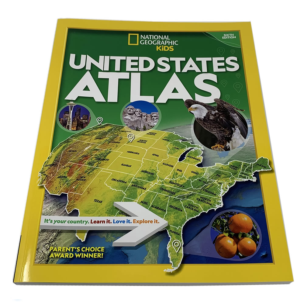 6th Edition Atlas 2020 National Geographic Kids U.S 