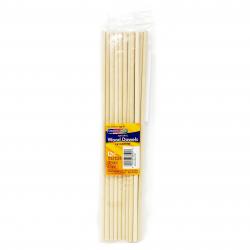 Wooden Dowels (pkg 12)