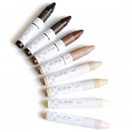Skin Tone Crayons (8 pc round)