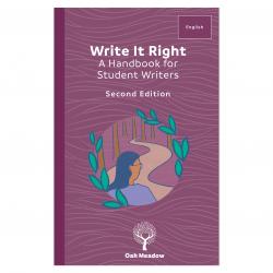 Write It Right: A Handbook for Student Writers, 2nd Edition